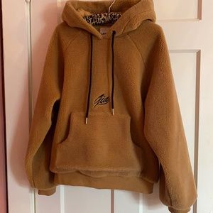 I.AM.GIA oversized teddy pullover coat
